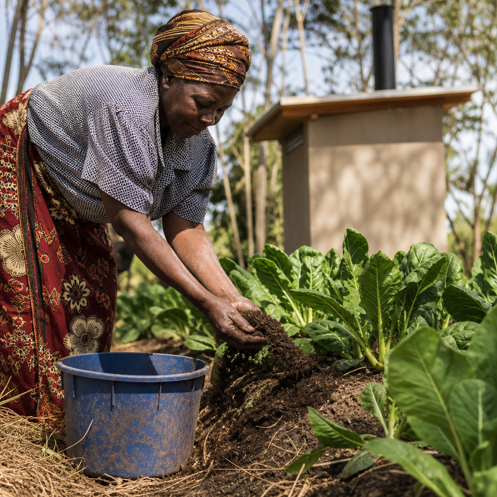 Enhancing Soil Fertility through EcoSan